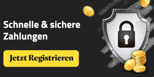 Sichere Zahlungen mit Registrieren Button